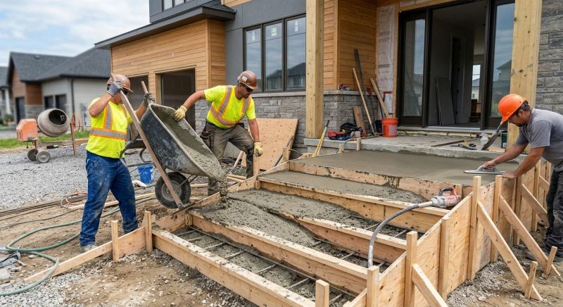 Concrete Installation in Newtown, CT