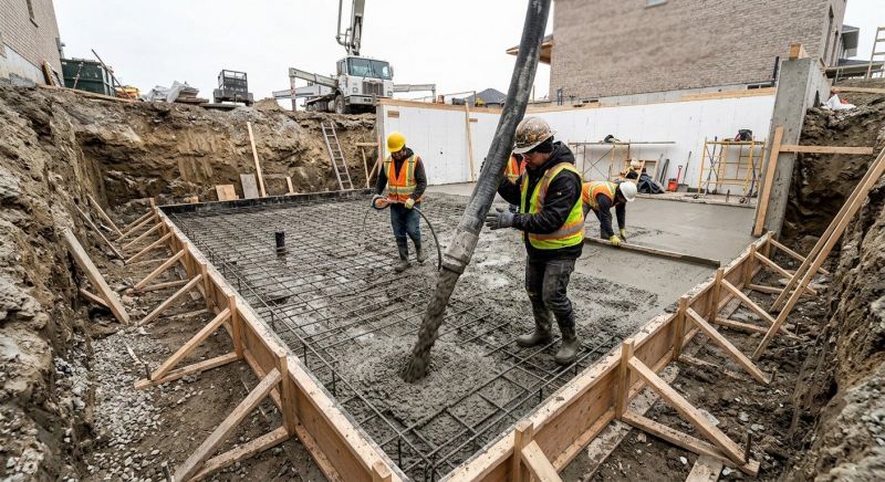 Basement Concrete Installation in Seymour, CT