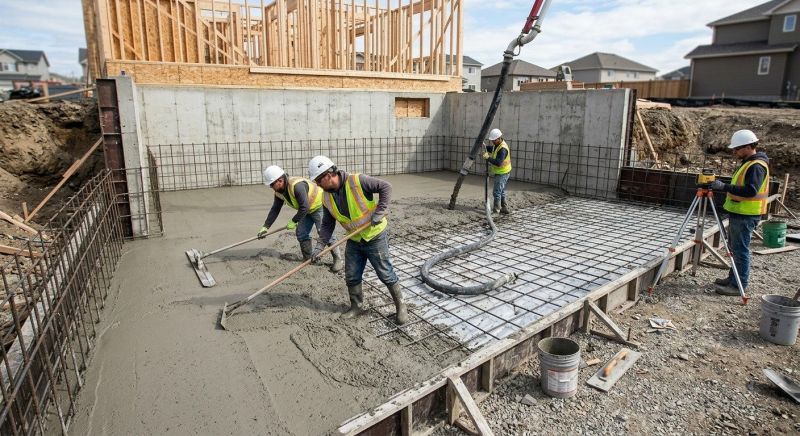 Basement Concrete Installation in Thomaston, CT