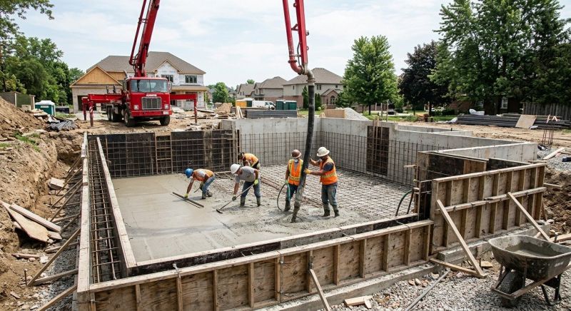 Basement Concrete Pouring in Newtown, CT