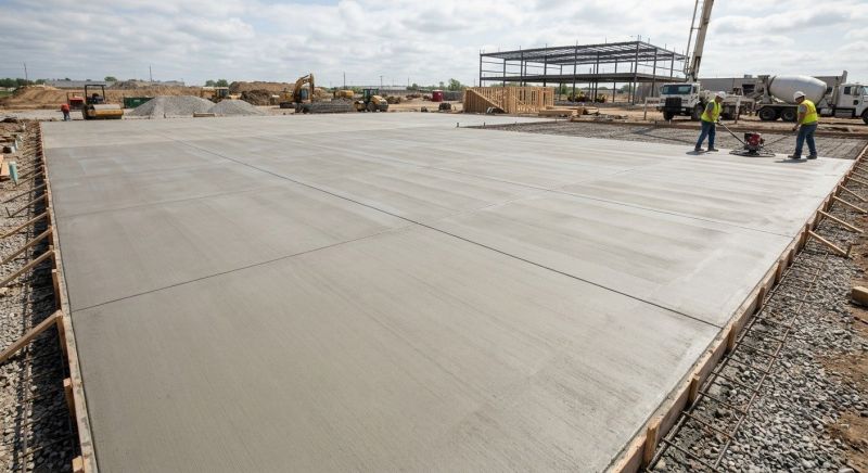 Commercial Slab Construction in Newtown, CT