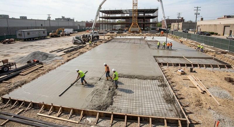 Commercial Slab Construction in Somers, NY