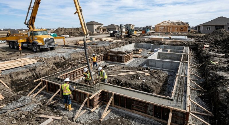 Concrete Foundation Installation in Pawling, NY
