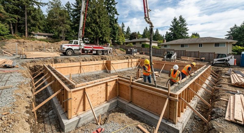 Foundation Construction in Easton, CT
