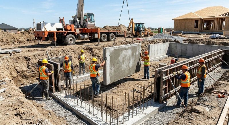 Foundation Construction in Oakville, CT