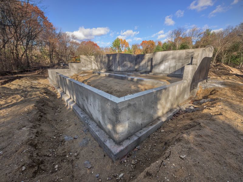 Foundation Wall Pouring in Orange, CT